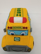 HESS Toy Plush Truck 2024 Edition School Bus with Working Lights & Music 10"