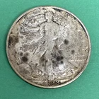 1938 Walking Liberty Half Dollar Coin Circulated 90% Silver