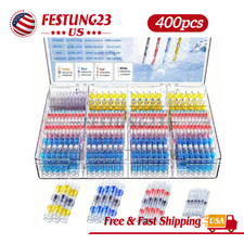 400X Waterproof Solder Stick Seal Sleeve Heat Shrink Butt Wire Connectors