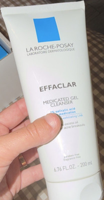 La Roche-Posay Effaclar Gel Cleanser Salicylic Acid Acne 6.76oz Fragrance-Free