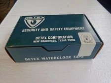Detex  Watchclock Box of Tape Rolls Still Sealed 24 Rolls