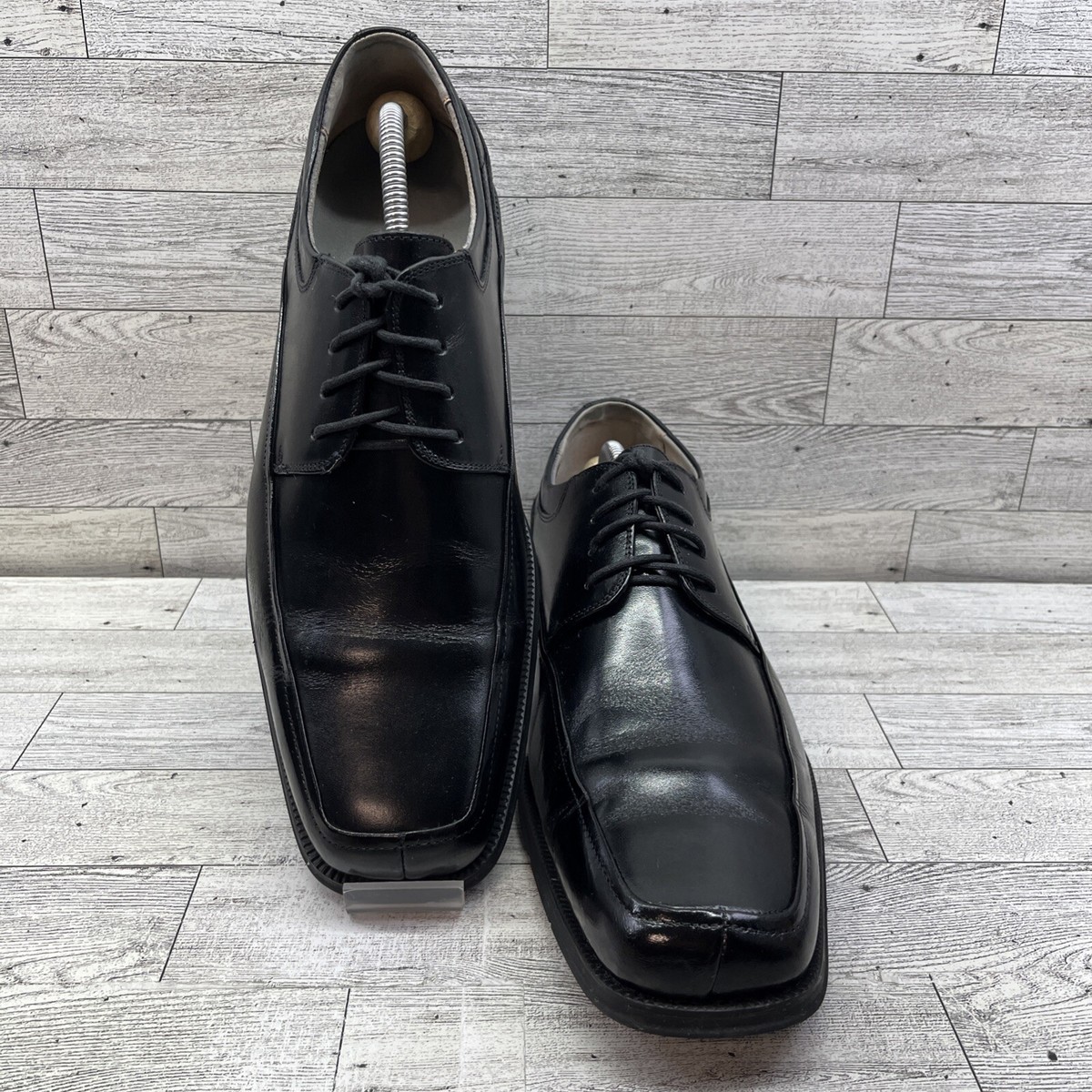 Florsheim Alverson Black Leather Bicycle Toe Oxford Dress  display picture 3