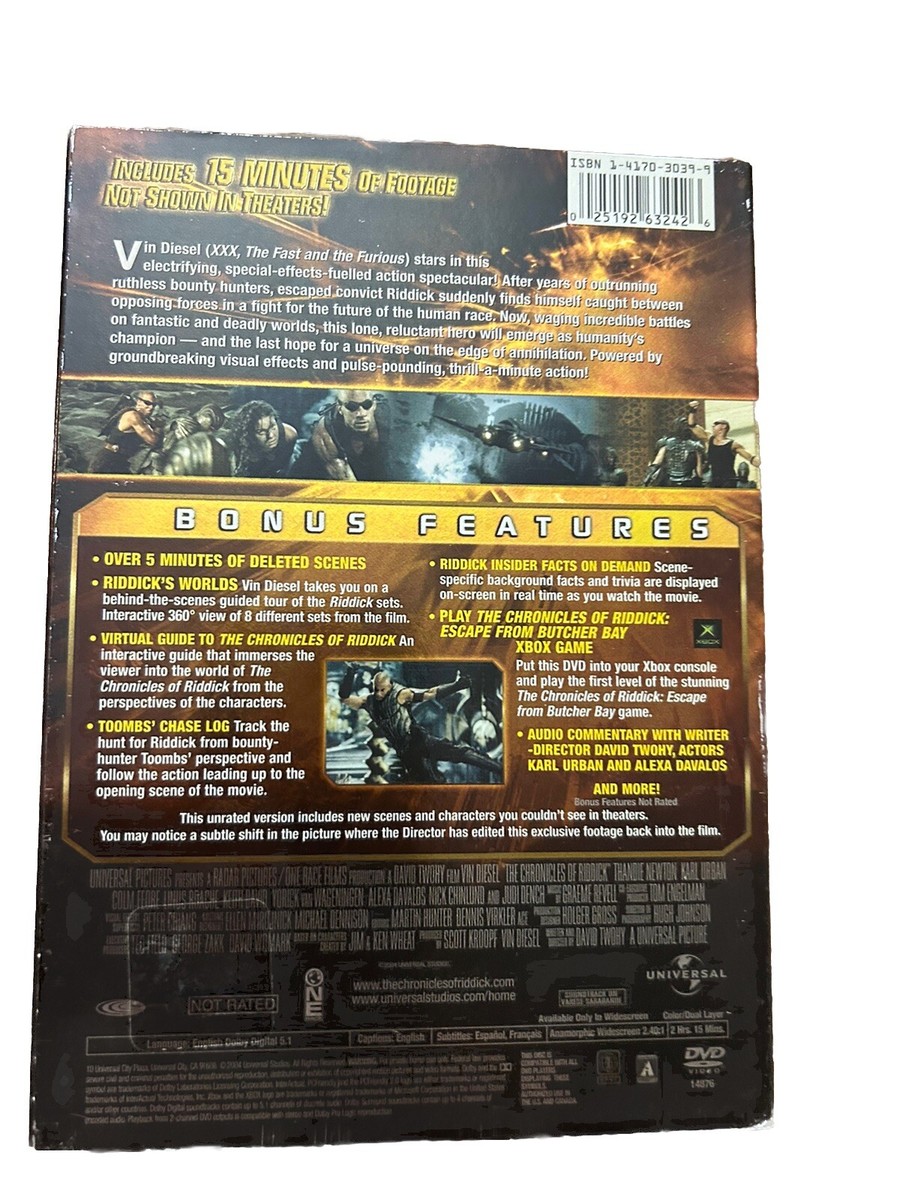 The Chronicles Of Riddick : Vin Diesel , Pre-Owned DVD 25192632426
