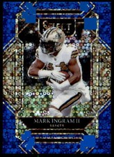 Mark Ingram II Card 2021 Select Prizm Blue Disco #215 