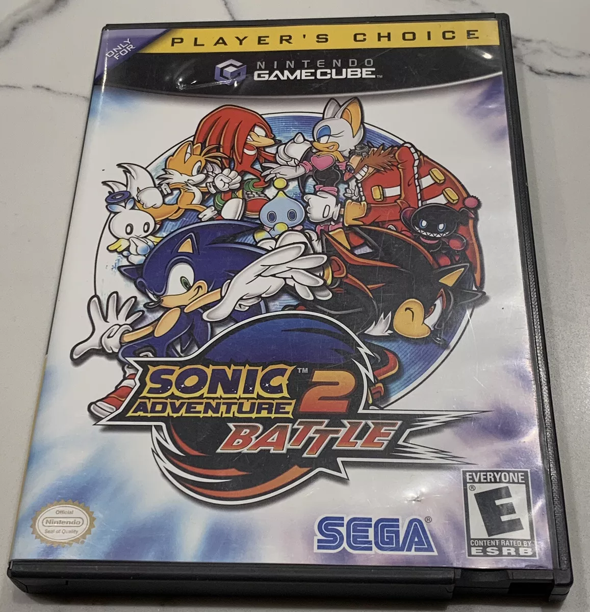 Sonic Adventure 2 Battle (GameCube, 2002) NM Disc Complete CIB Manual FAST  SHIP