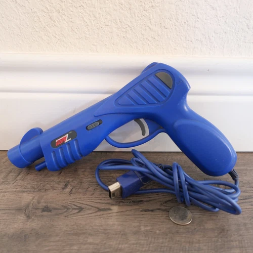  Gunz Blue Arcade Action Shooter for Sega Saturn - Tested and Working