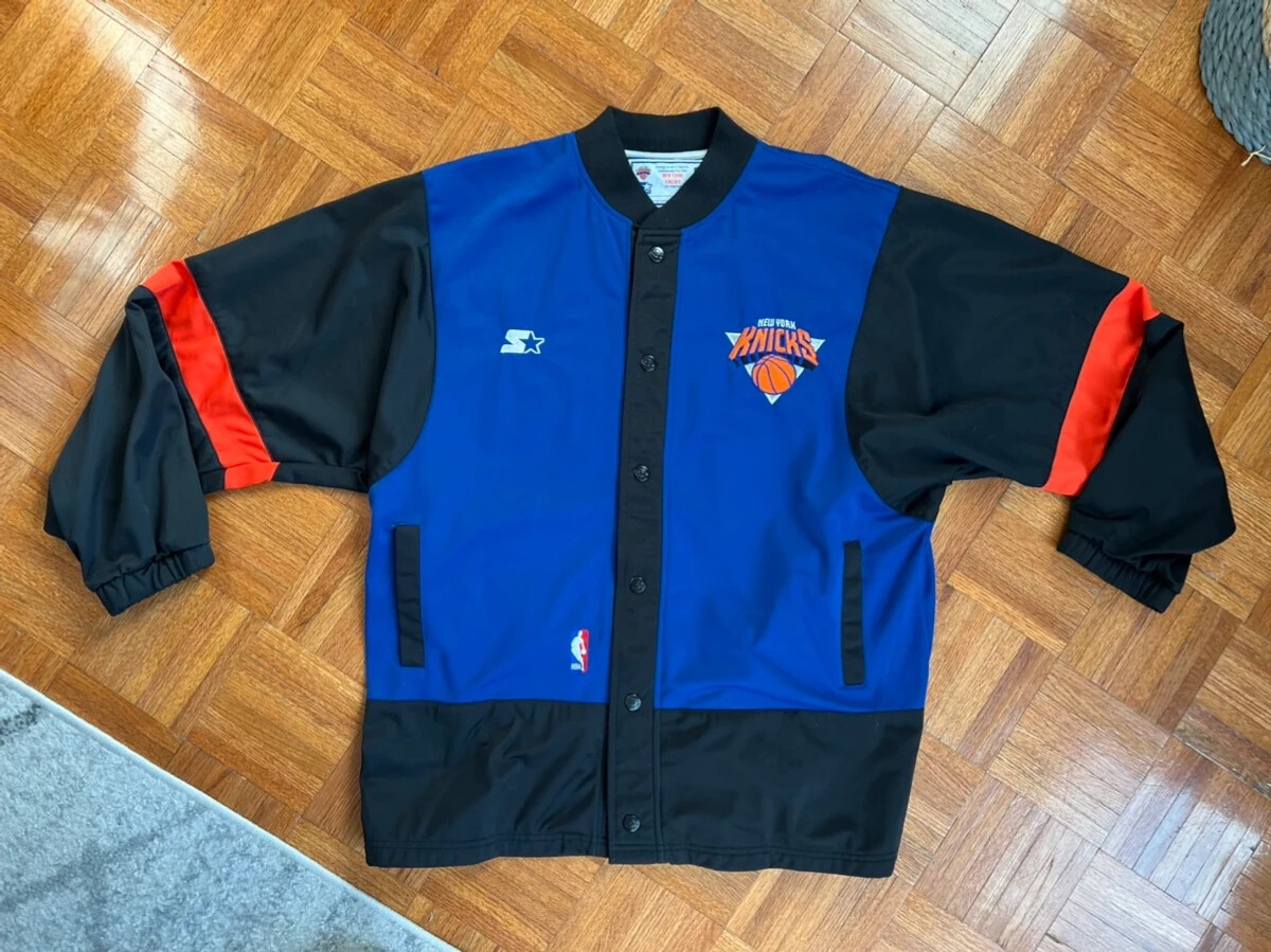 Vintage NY Knicks Basketball Warmup Jacket Team Issued | eBay