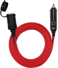 12V Cigarette Lighter Extension Cord Cable 12 FT Heavy Duty DC Power Socket Plug