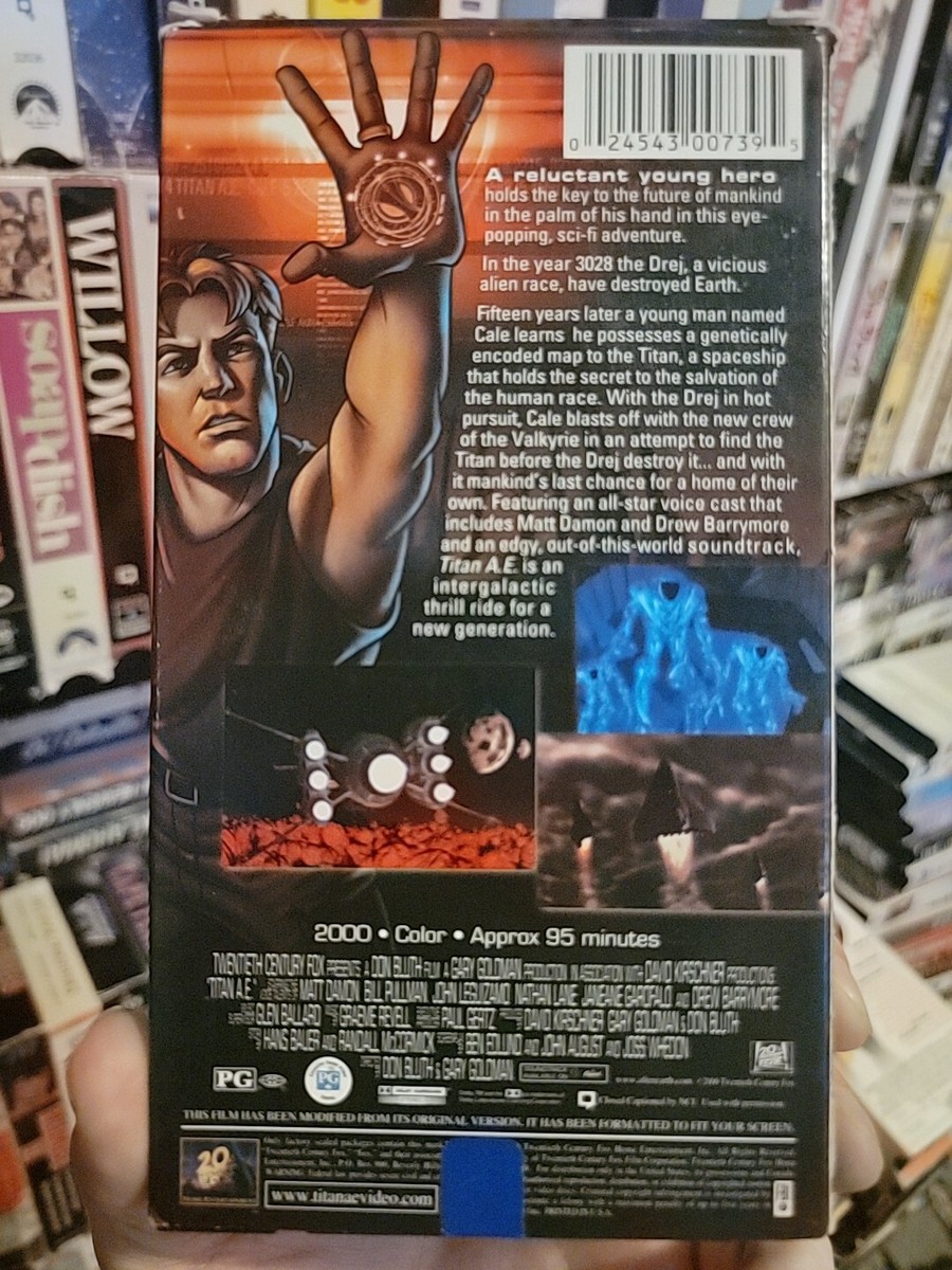Titan A.E. 2001 VHS Rare Hard To Find Original Release | eBay