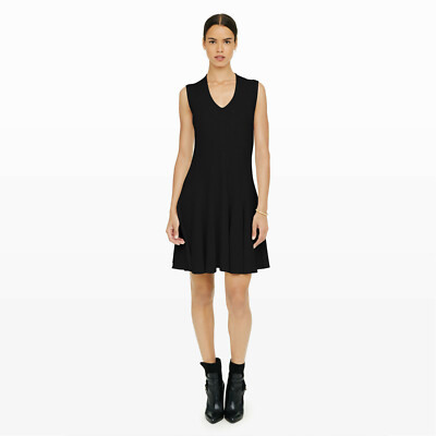 club monaco ribbed high neck dress Amazon.com: CLUB MONACO Women's Ribbed Cross Back Dress, Black/Noir, X-Small : Clothing, Shoes & Jewelry
