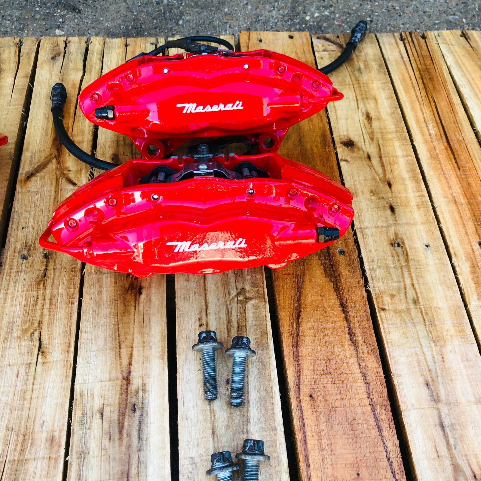 14 - 2019 Maserati Ghibli M157 Quattroporte M139 Brembo Rear Brake Calipers OEM