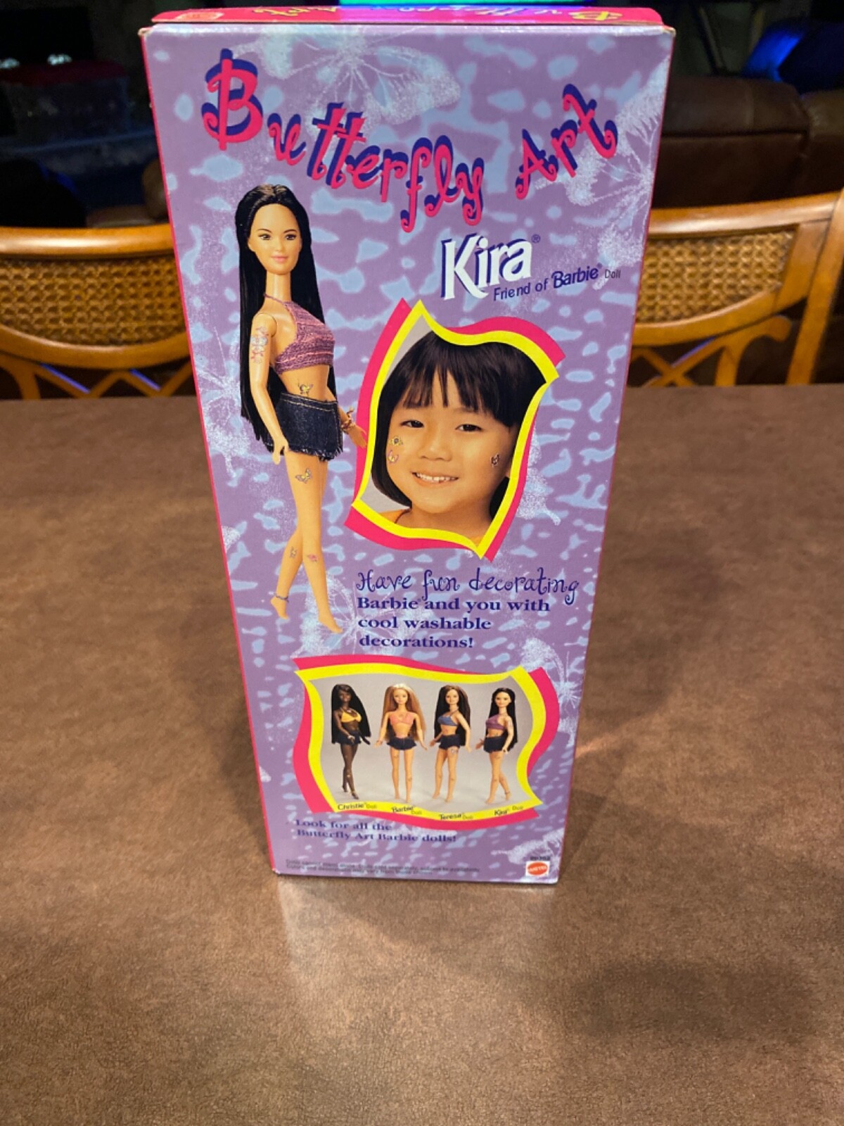 1998 Butterfly Art Kira Doll Mattel Barbie Friend Tattoos 20362 eBay