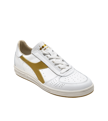 Diadora Scarpa Sneaker B.Elite ’84 Bianco Oro Italia Unisex 201.181586 new SS25 - Imagen 3 de 6
