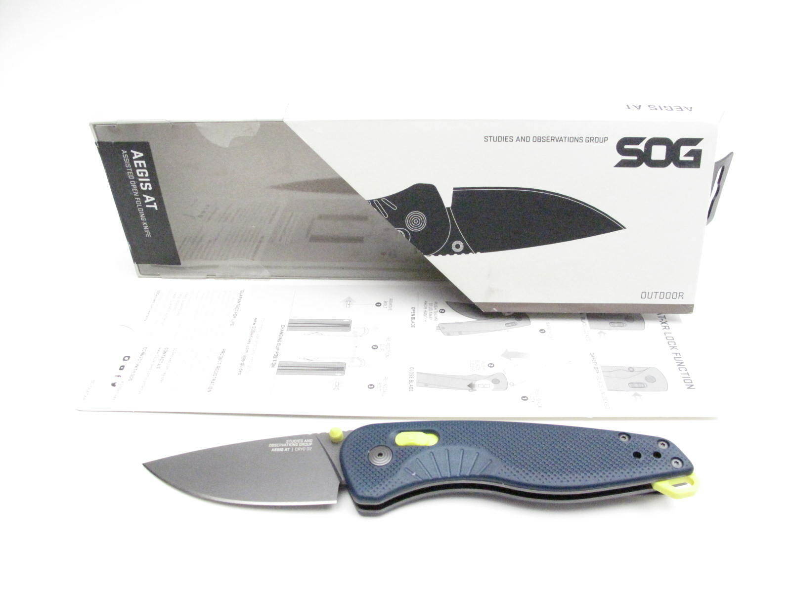 SOG Aegis AT Mk 3 Folding Knife 3" Blade
