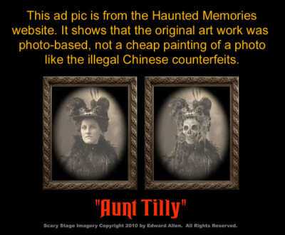Horror Pictures Halloween Changing Face Ghost Photo Frame ~ Beware of FAKES ~ AT