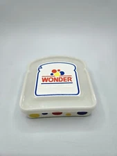 Wonder Bread Sandwich Storage Holder Lunch Box Plastic Container 