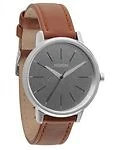 New Nixon Kensington Leather A108 747 Saddle Watch