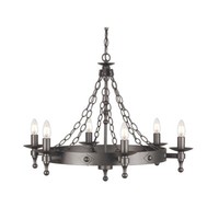 Kronleuchter HäNgeleuchte 6 Flammig D 74 Cm Esszimmerleuchte Deckenlampe