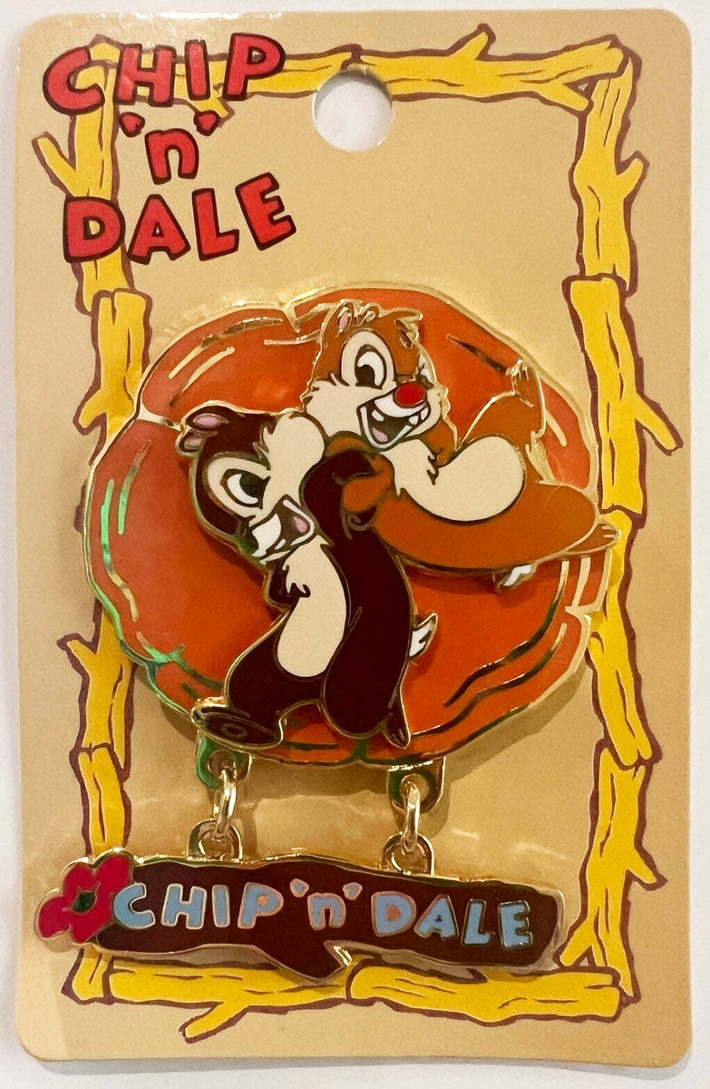 Chip & Dale Autumn Spinner Dangle JDS Japan Disney Pin C02 L02 | eBay