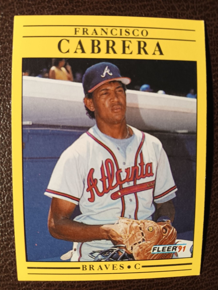 FRANCISCO CABRERA ATLANTA BRAVES 1991 FLEER BASEBALL CARD #684 | eBay