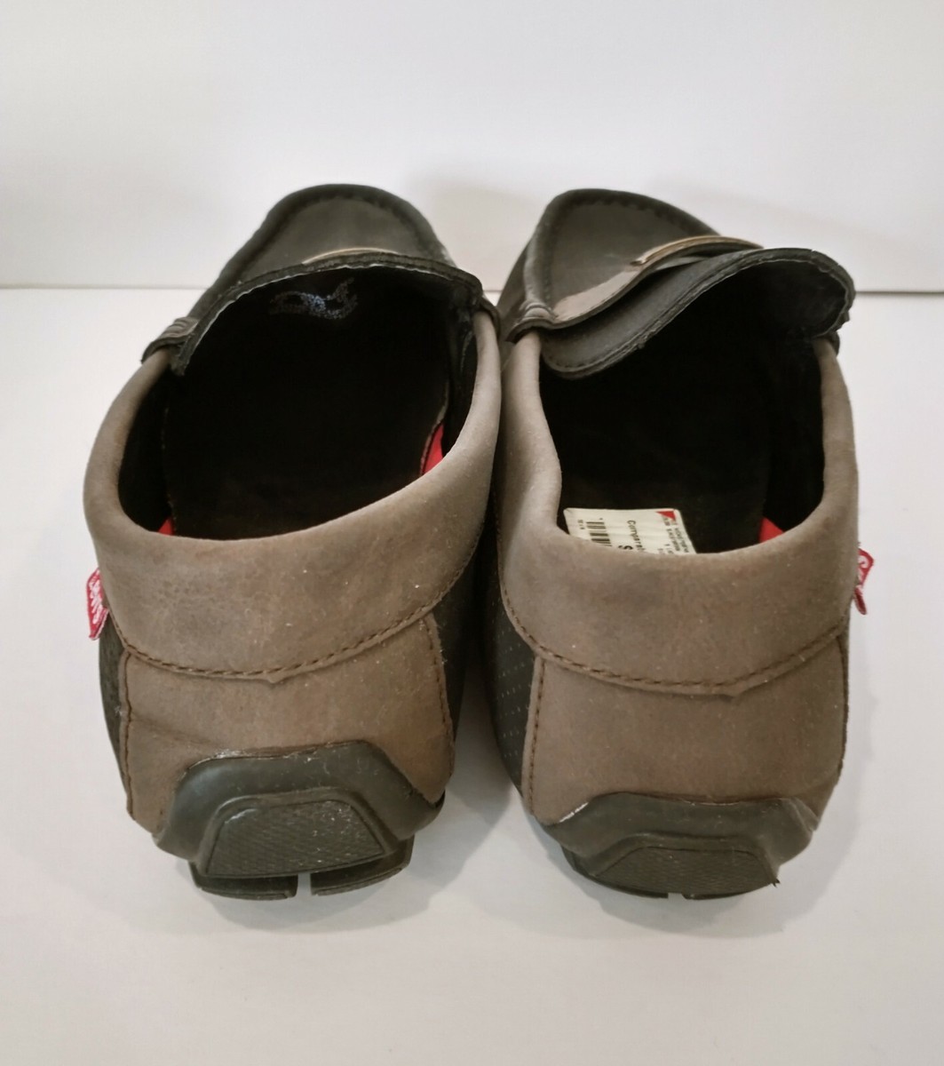 NEW LEVI BLACK/BROWN LOAFERS. SIZE 9.5 Levi main image 4