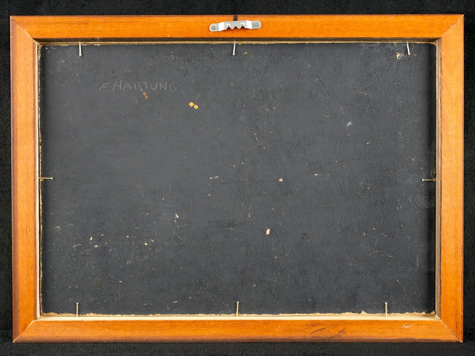 Vintage Original Landscape Oil on Board "Florida Lake Scene" By F. Hartung