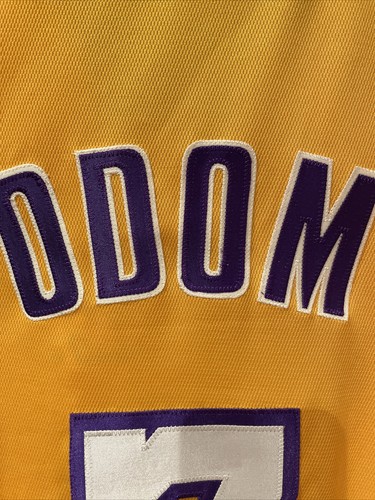 Adidas Lamar Odom Los Angeles Lakers NBA Jersey Size 52 - Picture 7 of 9