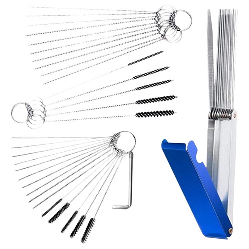 Carb Jet Cleaning Wire Set - Carburetor Wire Cleaner Kit For Motorcycle ...