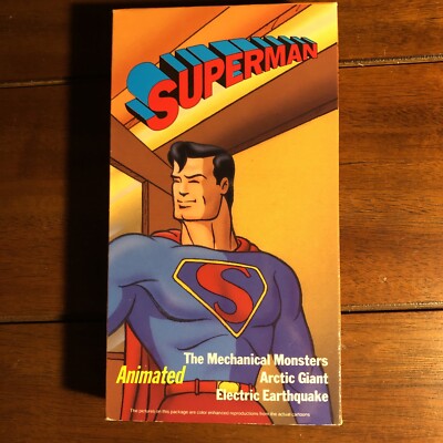 Superman: Mechanical Monsters, Arctic Giant, Electric Earthquake [VHS]