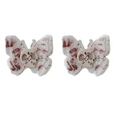 2PCS Halloween Skull Butterfly Hair Clips Retro Hairpin with Punk Clips Novel...
