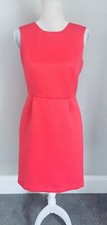 Womens Size 4 Banana Republic Coral Pink/Orange Sheath Style Dress NWOT