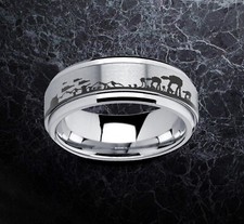 Star Wars Hoth Battle Scene Spinner Ring, Tun...