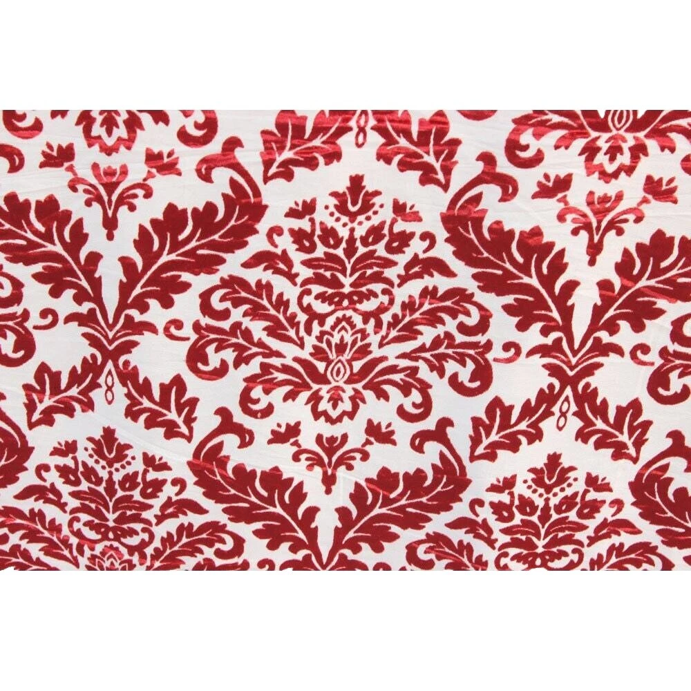 Velvet Linen Blend Damask Craft Fabrics