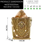 Sequin Stiletto Sandals & Faux-Lock Hardbox Bag Evening Set main image 1