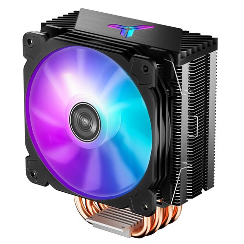PWM 4 Pin 12V 4 Heat Pipes CPU Tower Cooling Fan for AMD/Intel (Black) - Bild 8 von 12