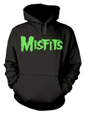 Misfits Glow Jurek Skull Black Pull Over Hoodie NEW OFFICIAL