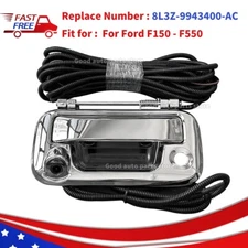 RearView Backup Camera Chrome Tailgate Handle for 08-14 Ford F150 F250 F350 F450