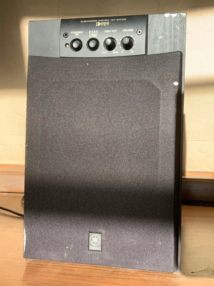 Yamaha YST-SW105 Powered Subwoofer Speaker 80W **