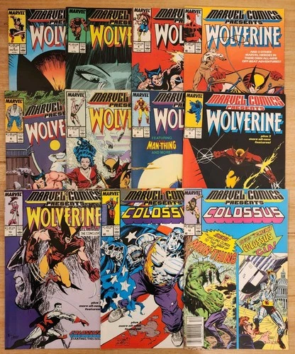 MARVEL COMICS PRESENTS WOLVERINE LOT NICE RUN OF VINTAGE MARVEL BOOKS