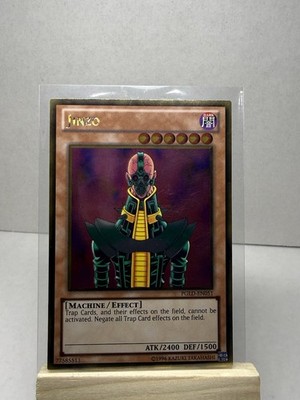 Yu-Gi-Oh! Jinzo PGLD-EN051 Premium Gold 1st Edition Gold Rare Effect ATK/2400 D 