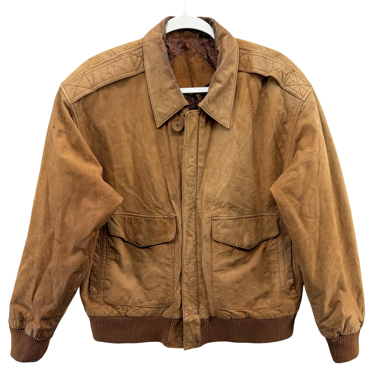 VTG Retro 90s Gitano Outerwear Oversized Denim Peach Coat Unisex Xl