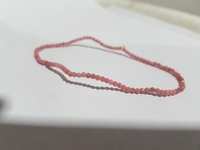 Rhodonite gemstone beads stretchable handmade bracelet jewelry gift her n66
