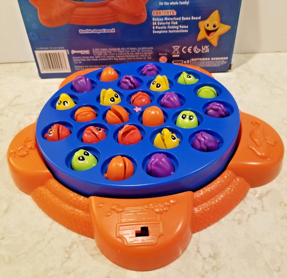 Pressman Let's Go Fishin' Deluxe Edition Fishing Game. Please watch Video - Image 3 of 4