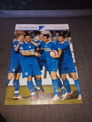 TSG HOFFENHEIM GUIDE 2006/2007 Rückrunde mit Originalautogramm F. Copado