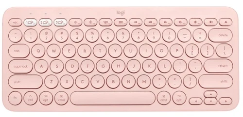 Logitech K380 Bluetooth-Tastatur Kabellose Tastatur fรผr mehrere Gerรคte Rosa MAC
