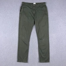 Flint and Tinder Pants Mens 32x30 Green 365 Everyday 5 Pocket Chino Huckberry
