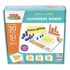 Junior Learning: Mathcubes - Hundreds Board 30 Activity Set, Toddlers & Kids