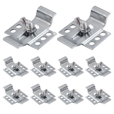 Stahl Waschbecken Clips Set 10 Stück für Unterbau für Bad und Küche Waschbec