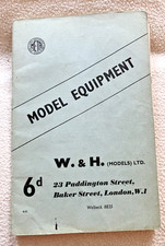 W&H Model Equipment Catalogue c1963 Welbeck 8835 Train Scale OOO / TT / OO / O