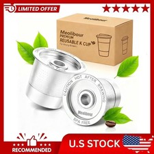 2 Pack K Cup Reusable Coffee Pods for Keurig: Stainless Steel Refillable K Cup -